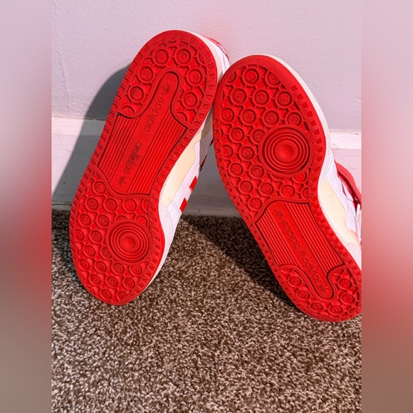 Adidas Forum Mid 'Cloud White Vivid Red' (GY5819) Size US 10 - Picture 7 of 8